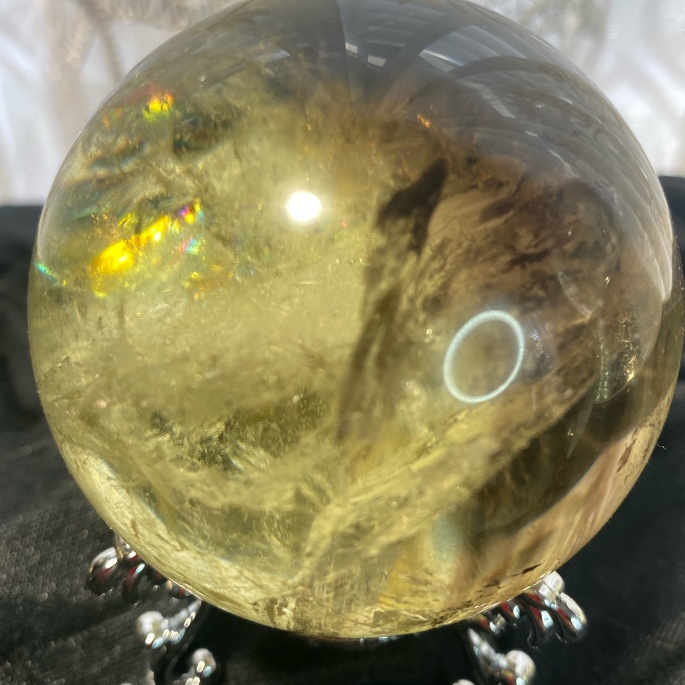 Beautiful Lg Citrine Sphere